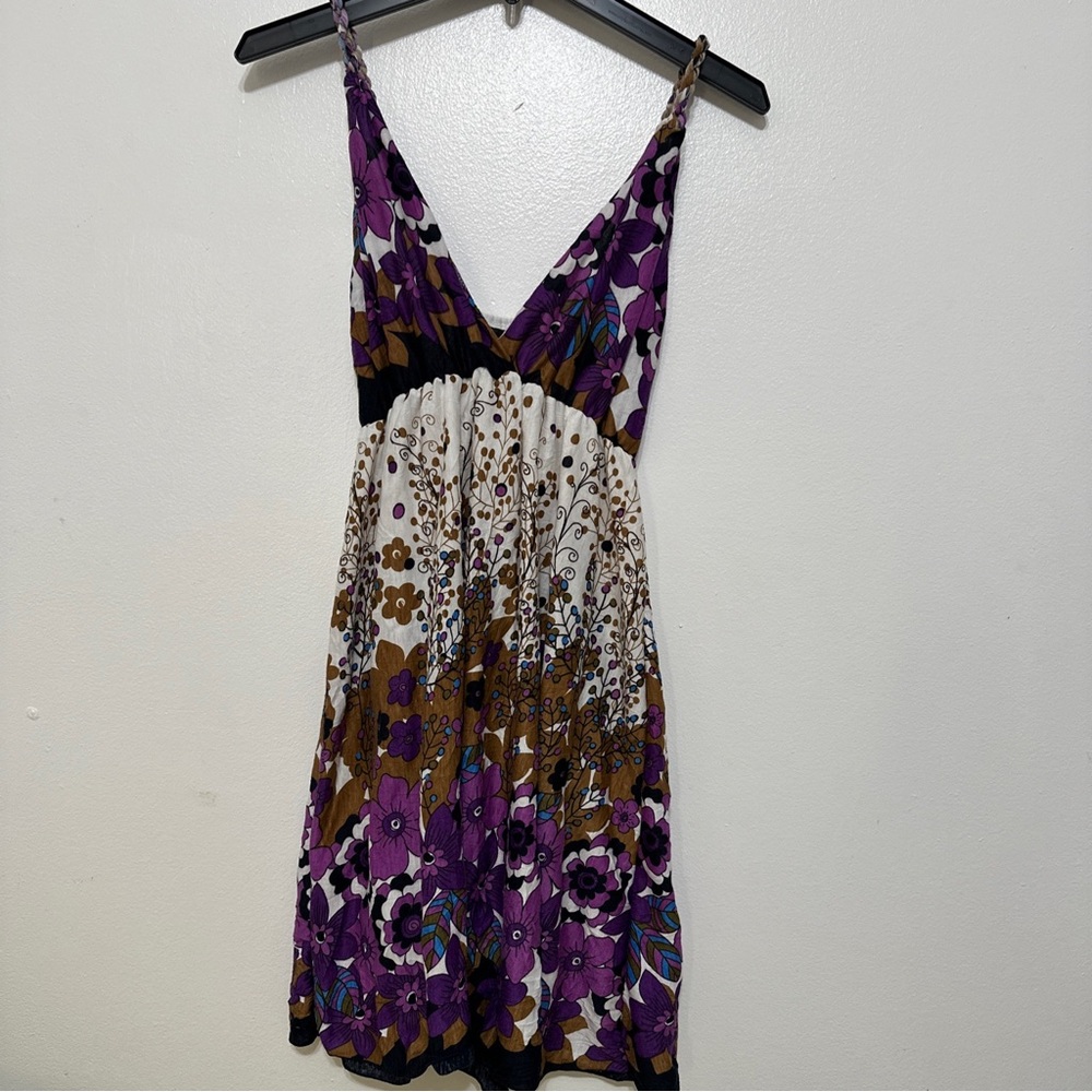 Summer floral mini dress size xs